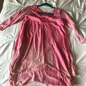 Light pink acid wash shirt